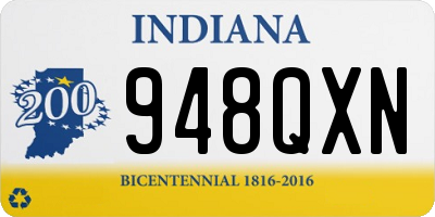 IN license plate 948QXN