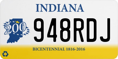 IN license plate 948RDJ