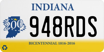 IN license plate 948RDS