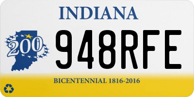 IN license plate 948RFE
