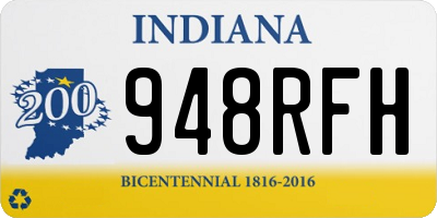 IN license plate 948RFH