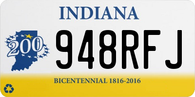 IN license plate 948RFJ