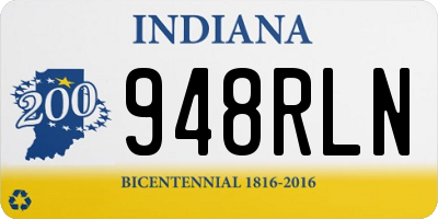 IN license plate 948RLN