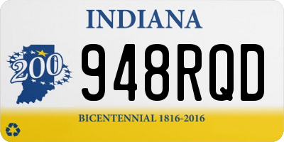 IN license plate 948RQD