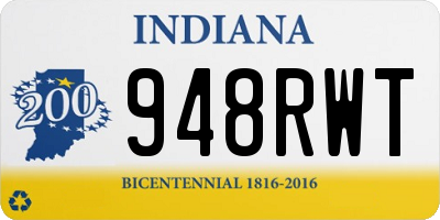 IN license plate 948RWT