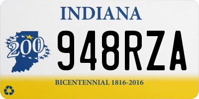 IN license plate 948RZA