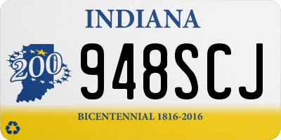 IN license plate 948SCJ