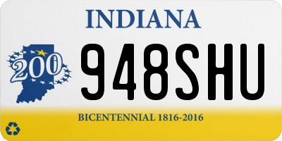 IN license plate 948SHU