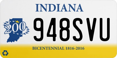 IN license plate 948SVU