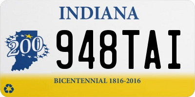 IN license plate 948TAI