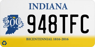 IN license plate 948TFC