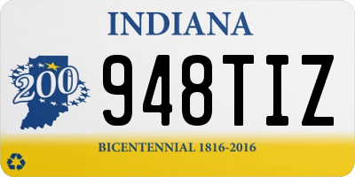 IN license plate 948TIZ