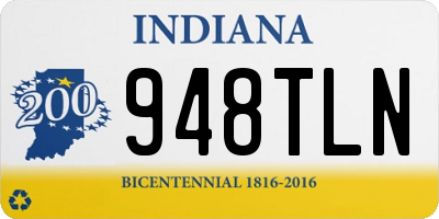 IN license plate 948TLN
