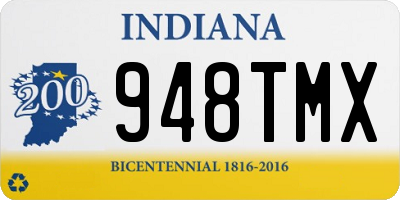 IN license plate 948TMX