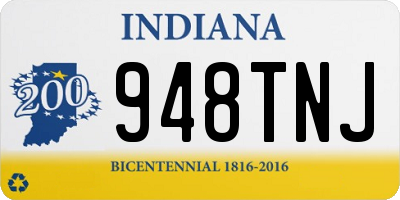 IN license plate 948TNJ