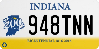 IN license plate 948TNN