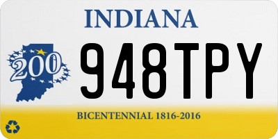 IN license plate 948TPY