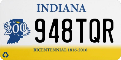 IN license plate 948TQR