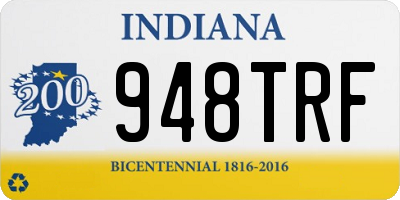 IN license plate 948TRF