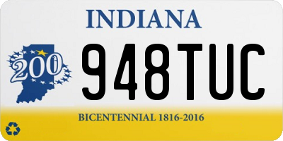 IN license plate 948TUC
