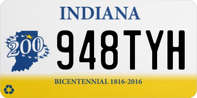 IN license plate 948TYH