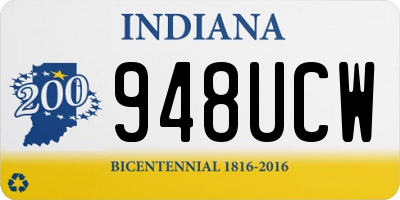IN license plate 948UCW