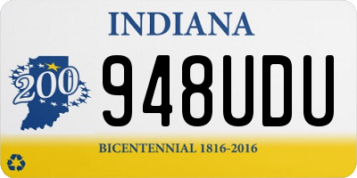 IN license plate 948UDU