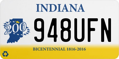 IN license plate 948UFN
