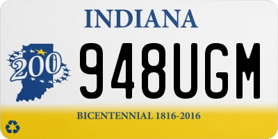 IN license plate 948UGM