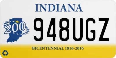 IN license plate 948UGZ