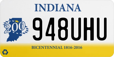 IN license plate 948UHU
