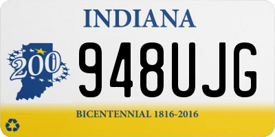 IN license plate 948UJG