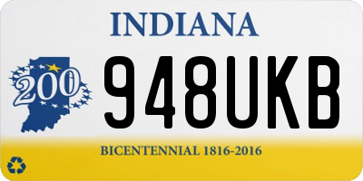 IN license plate 948UKB