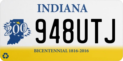 IN license plate 948UTJ