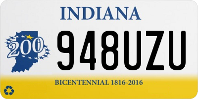 IN license plate 948UZU