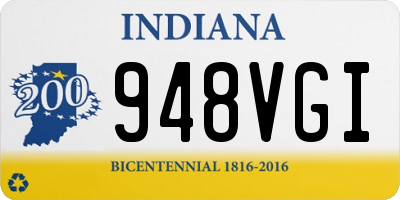 IN license plate 948VGI