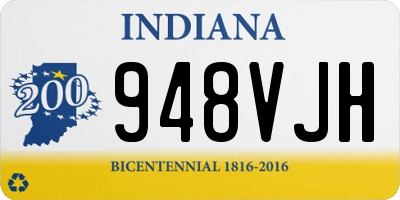 IN license plate 948VJH