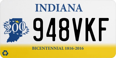 IN license plate 948VKF