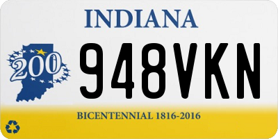 IN license plate 948VKN