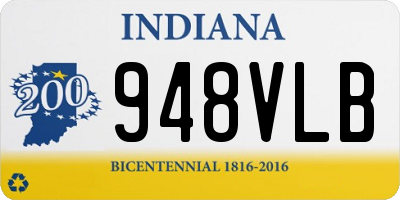 IN license plate 948VLB