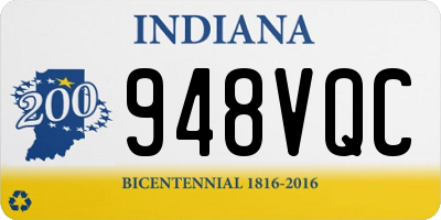IN license plate 948VQC