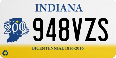 IN license plate 948VZS