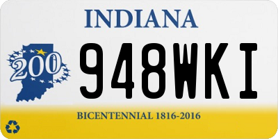 IN license plate 948WKI