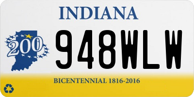 IN license plate 948WLW