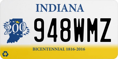 IN license plate 948WMZ