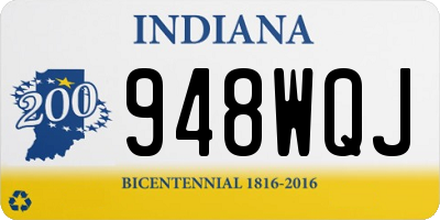 IN license plate 948WQJ