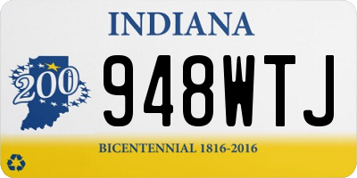 IN license plate 948WTJ