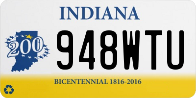 IN license plate 948WTU
