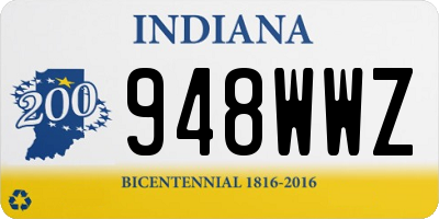 IN license plate 948WWZ