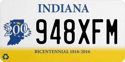 IN license plate 948XFM
